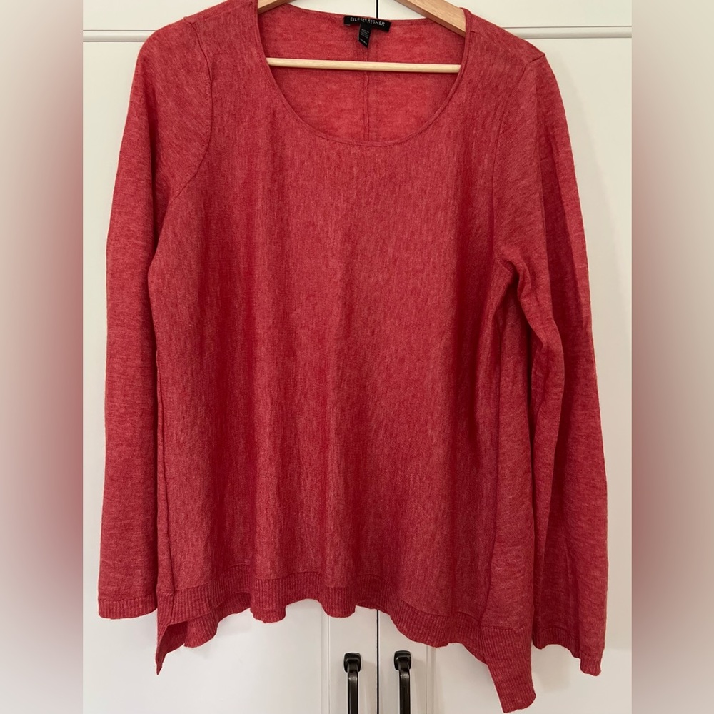 Eileen Fisher lightweight merino wool sweater sz PL - Picture 2 of 7